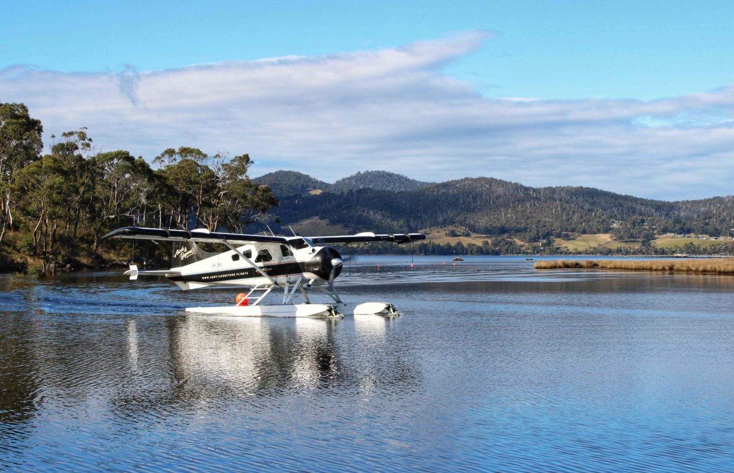 Seaplane at Kermandie –       ‘Journey to the Huon’